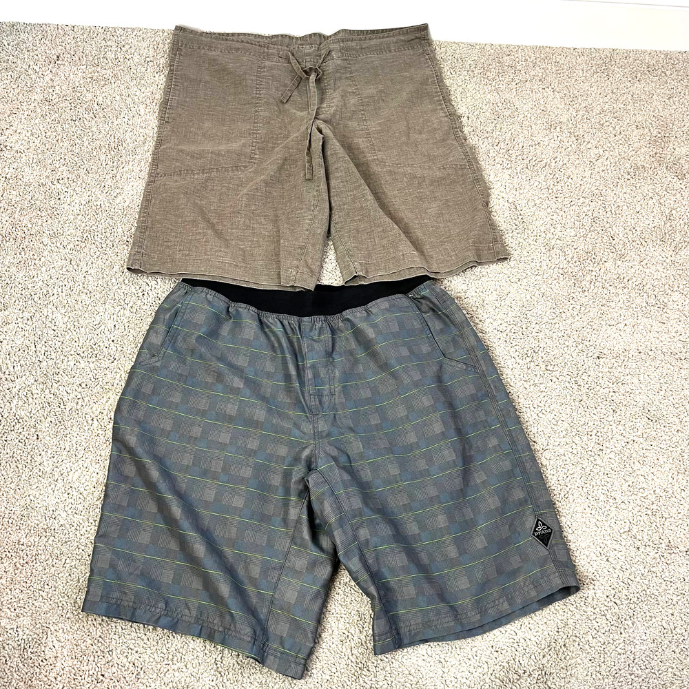 2 pairs of PrAna shorts